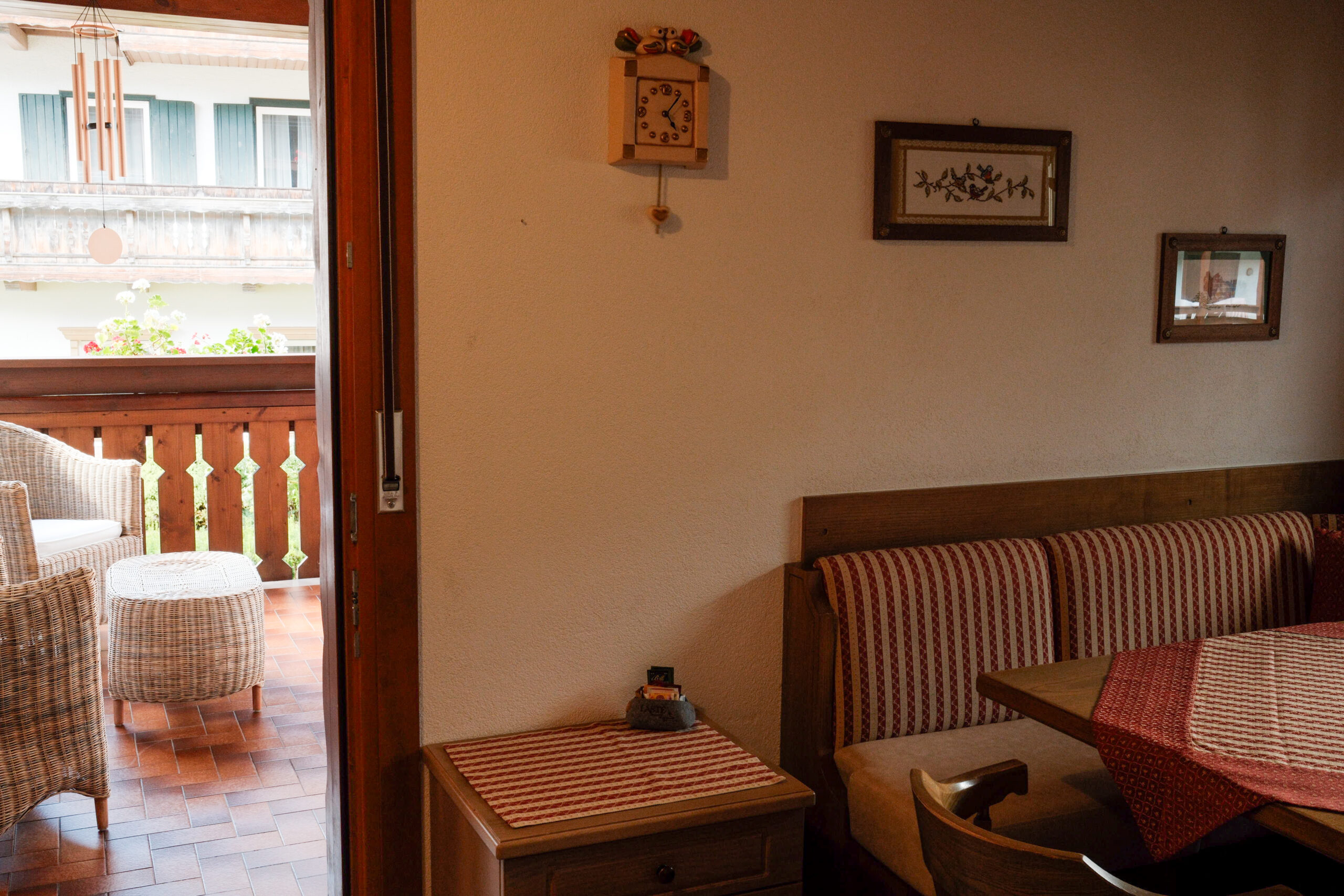 Angolo pranzo con terrazzone
